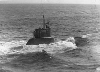 Das U-Boot U 10 in See